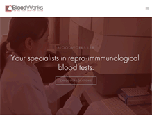 Tablet Screenshot of bloodworkslab.com
